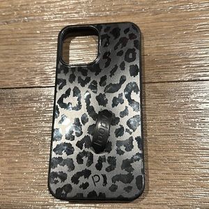 12 pro max Loopy IPhone Case Midnight Leopard lefty